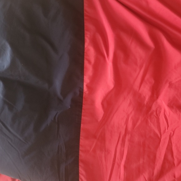 Old Navy Puffer jacket Orange Black long sleeves Large - Picture 13 of 17